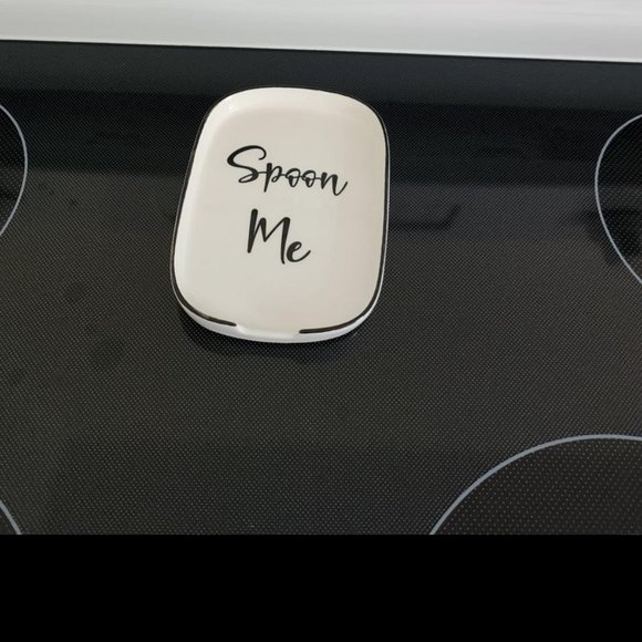 Farmhouse Spoon Rest Modern Kitchen Decor Ceramic Cooking Utensil Holder Gift - Picture 3 of 5